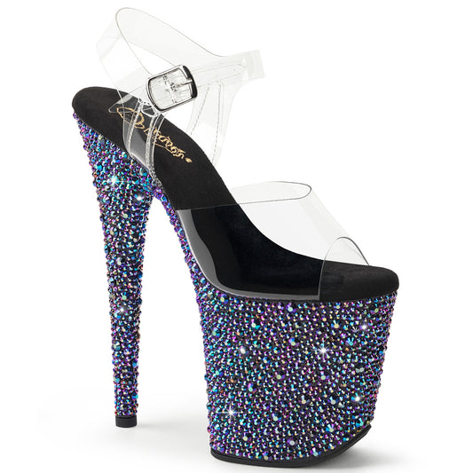 BEJEWELED-808MS  Clear/Black Multi RS