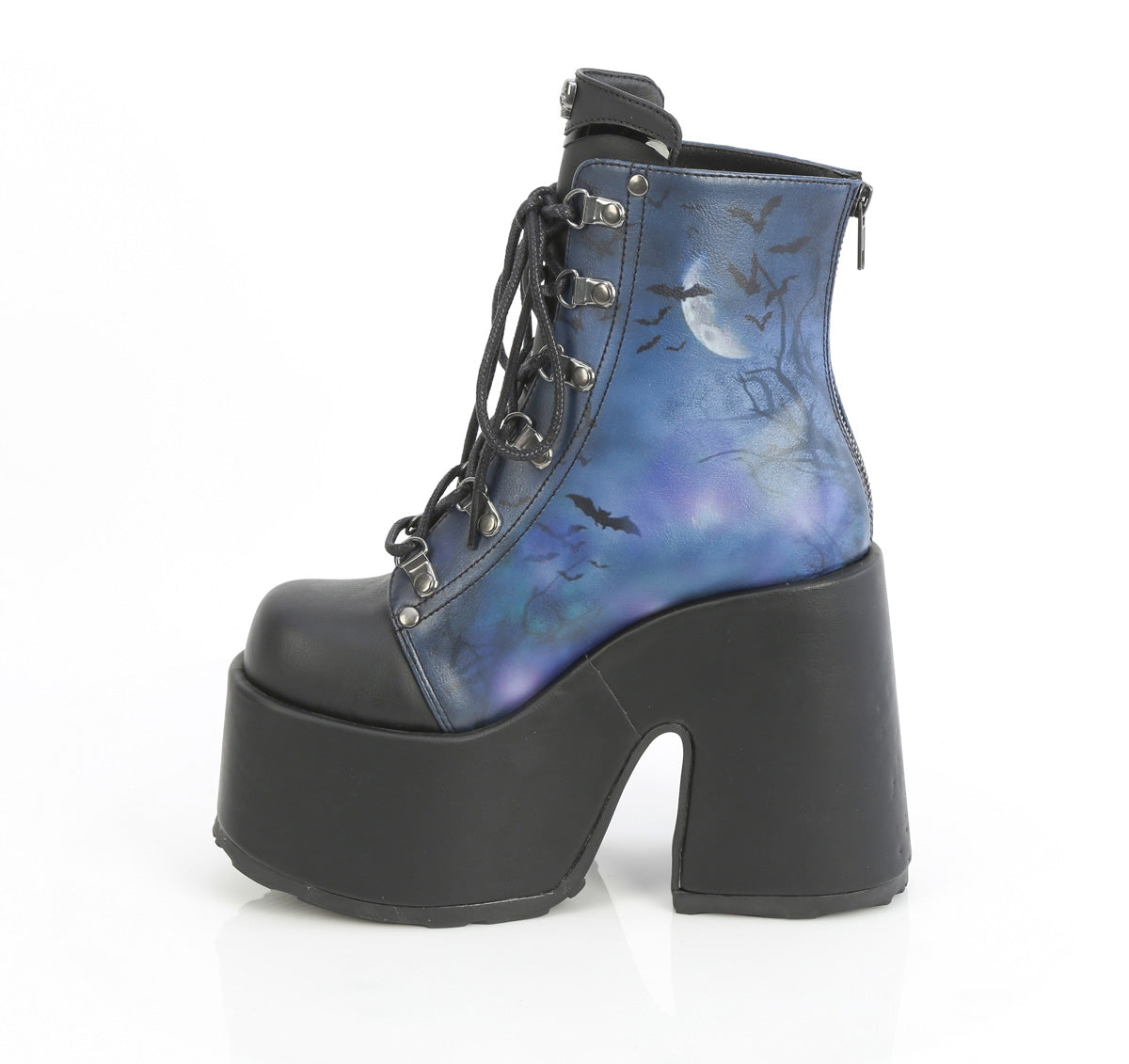 CAMEL-203-PT  Black Vegan Leather