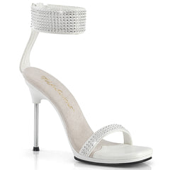 CHIC-40  White Faux Leather-RS/White