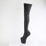 CRAZE-3000  Black Stretch Faux Leather/Black Matte