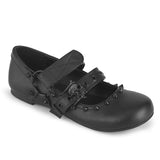 DAISY-08  Black Vegan Leather