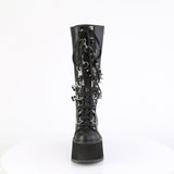 DAMNED-220  Black Vegan Leather