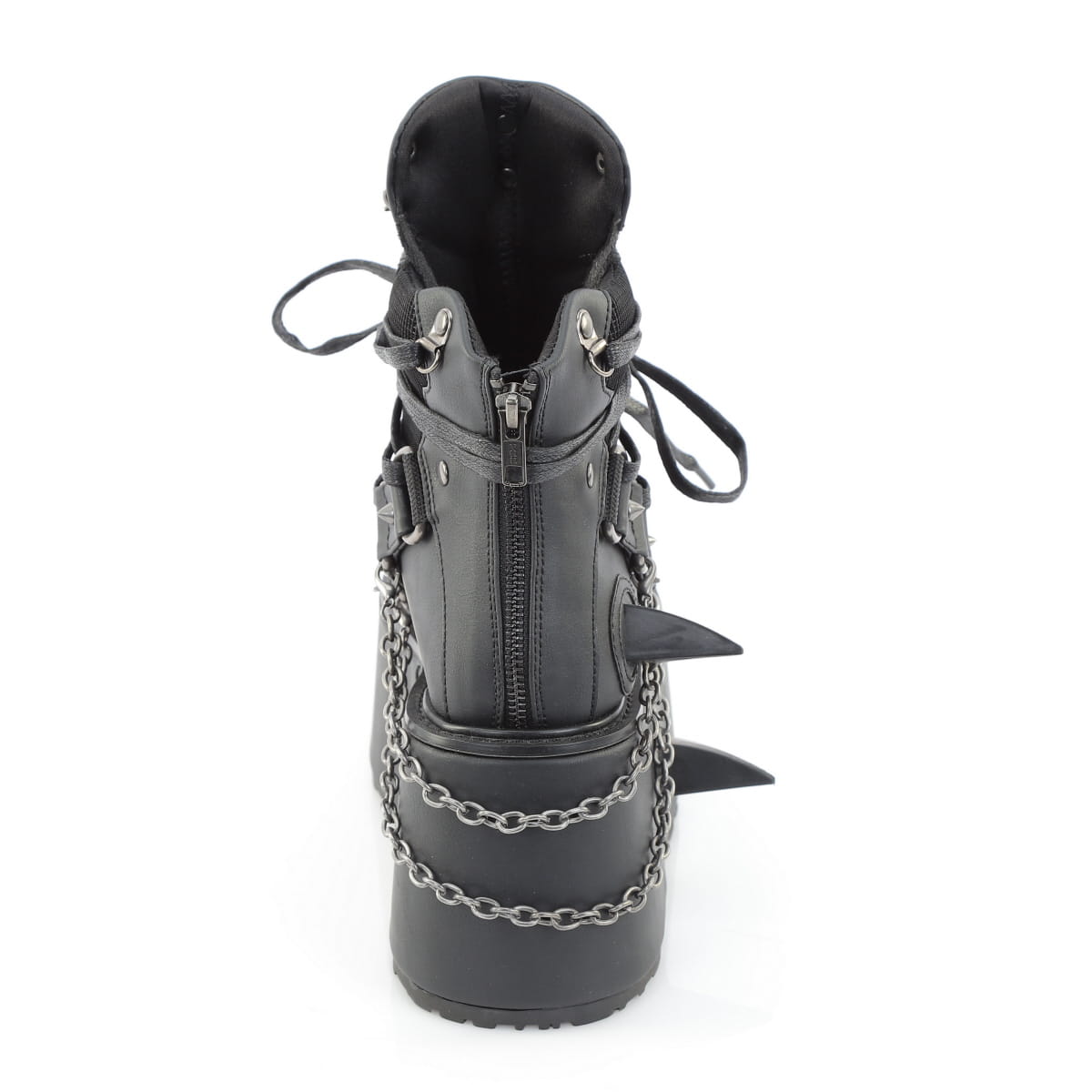 DAMNED-60  Black Vegan Leather