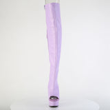 DELIGHT-3019  Lavender Faux Leather/Lavender Matte