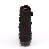 DEVIANT-207  Black Canvas-Red