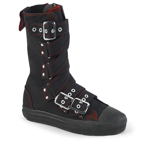 DEVIANT-207  Black Canvas-Red