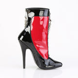 DOMINA-1033  Black-Red Patent