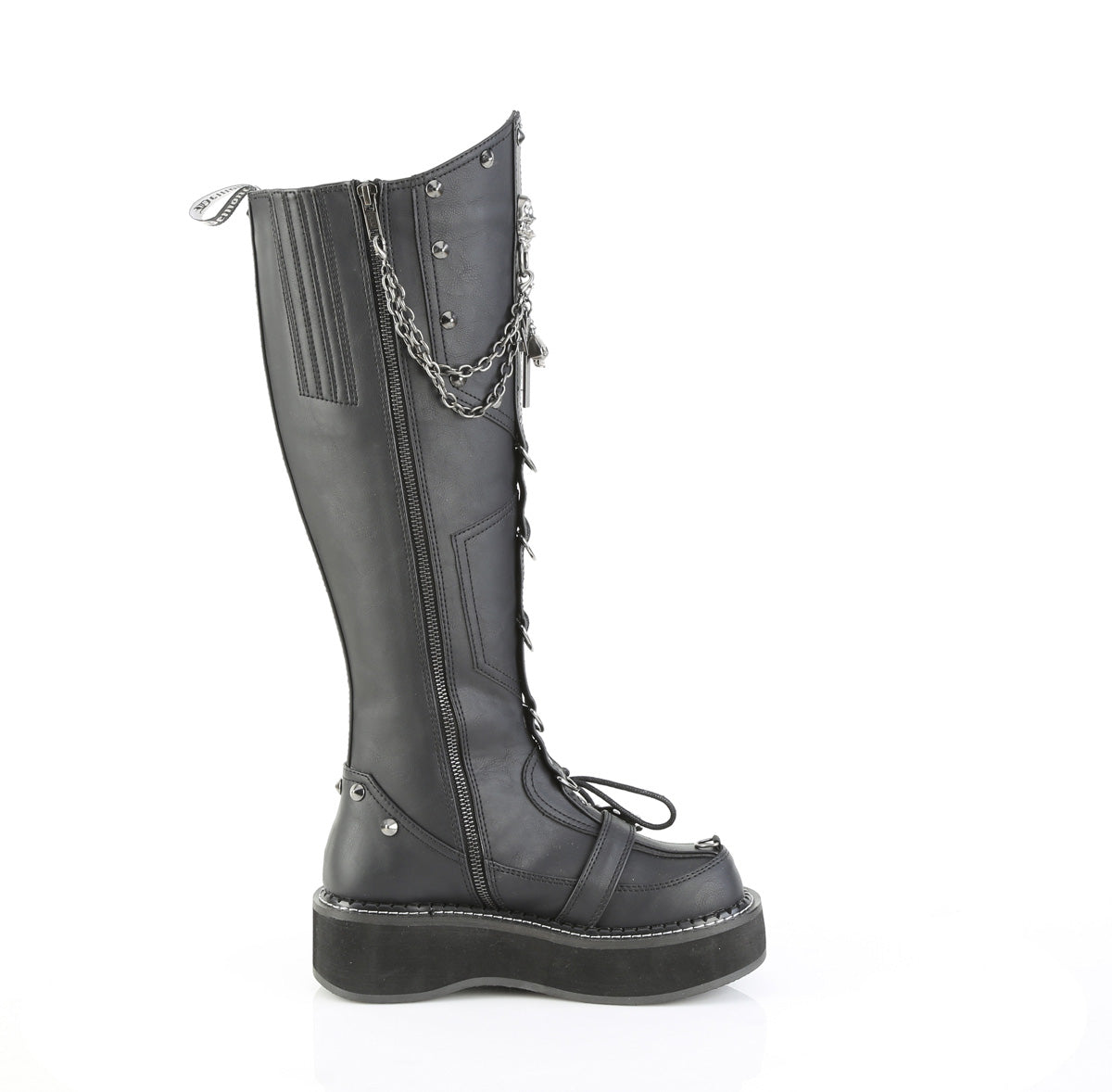 EMILY-221  Black Vegan Leather