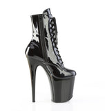 FLAMINGO-1020BLG  Black Patent-Blue Glitter/Black