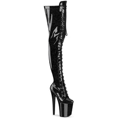 FLAMINGO-3020GP  Black Glitter Patent/M