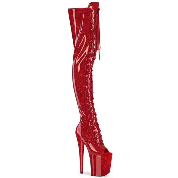 FLAMINGO-3021GP  Red Glitter Patent/M