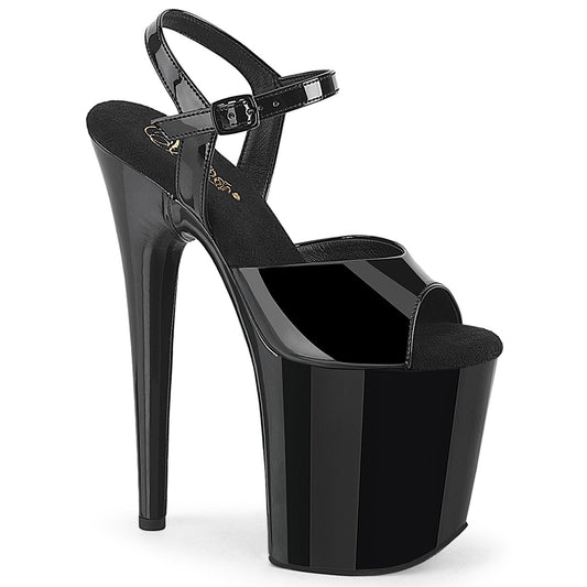 FLAMINGO-809WR  Black Patent/Black