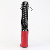 FORBIDDEN-1020BEJ  Black Patent/Red RS