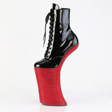 FORBIDDEN-1020BEJ  Black Patent/Red RS