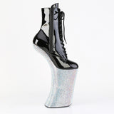 FORBIDDEN-1020BEJ  Black Patent/Silver AB RS