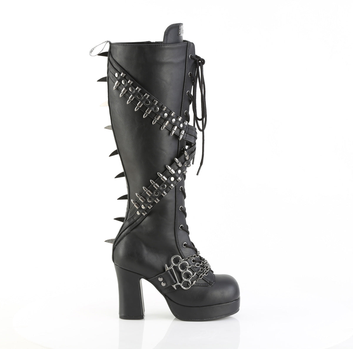 GOTHIKA-108  Black Vegan Leather