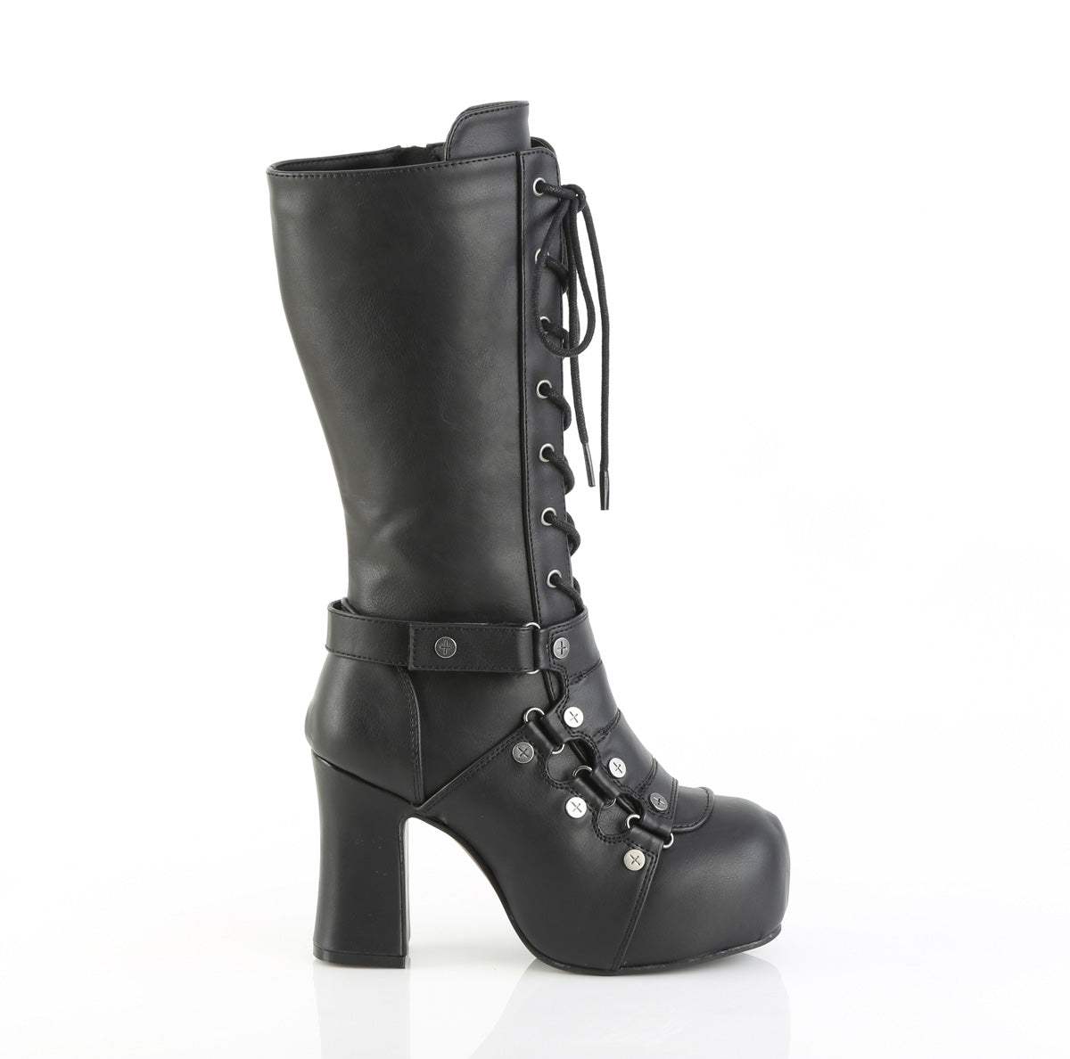 GOTHIKA-152  Black Vegan Leather