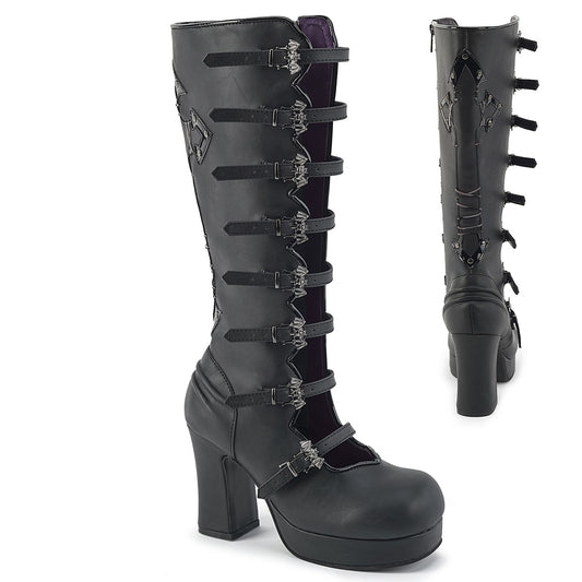 GOTHIKA-160  Black Vegan Leather