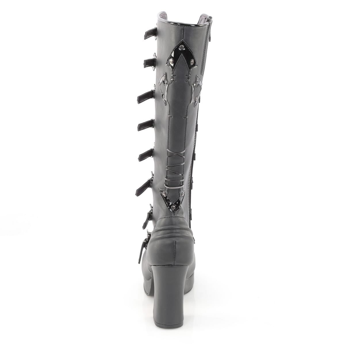 GOTHIKA-160  Black Vegan Leather