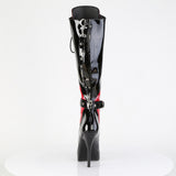 INDULGE-2028  Black-Red Patent