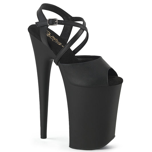 INFINITY-924  Black Faux Leather/Black Matte