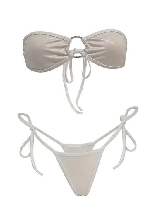 Diamond Dolls Jetta Bikini - White