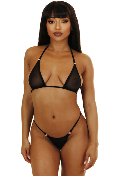 Diamond Dolls Adaline Bikini - Black