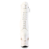 RAPTURE-1020STR-LT  White Faux Leather/White Matte