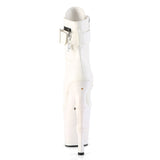 RAPTURE-1020STR-LT  White Faux Leather/White Matte