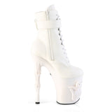 RAPTURE-1020STR-LT  White Faux Leather/White Matte