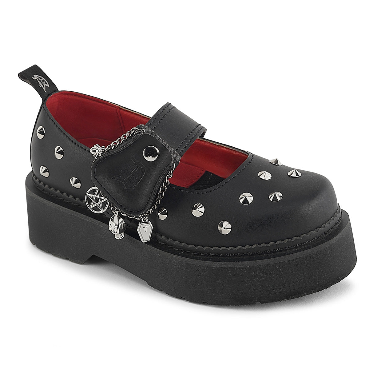 REBEL-01  Black Vegan Leather