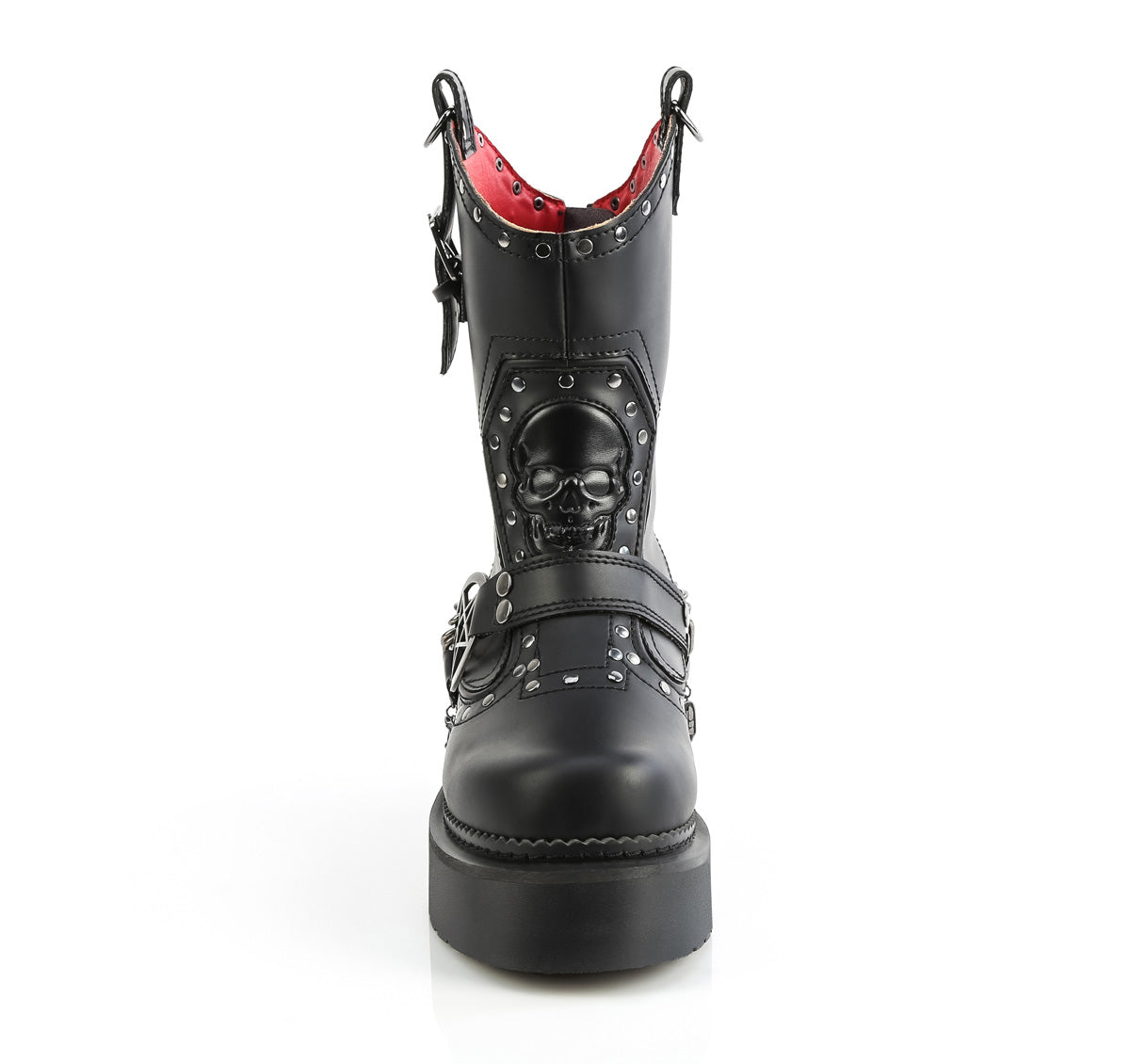 REBEL-56  Black Vegan Leather