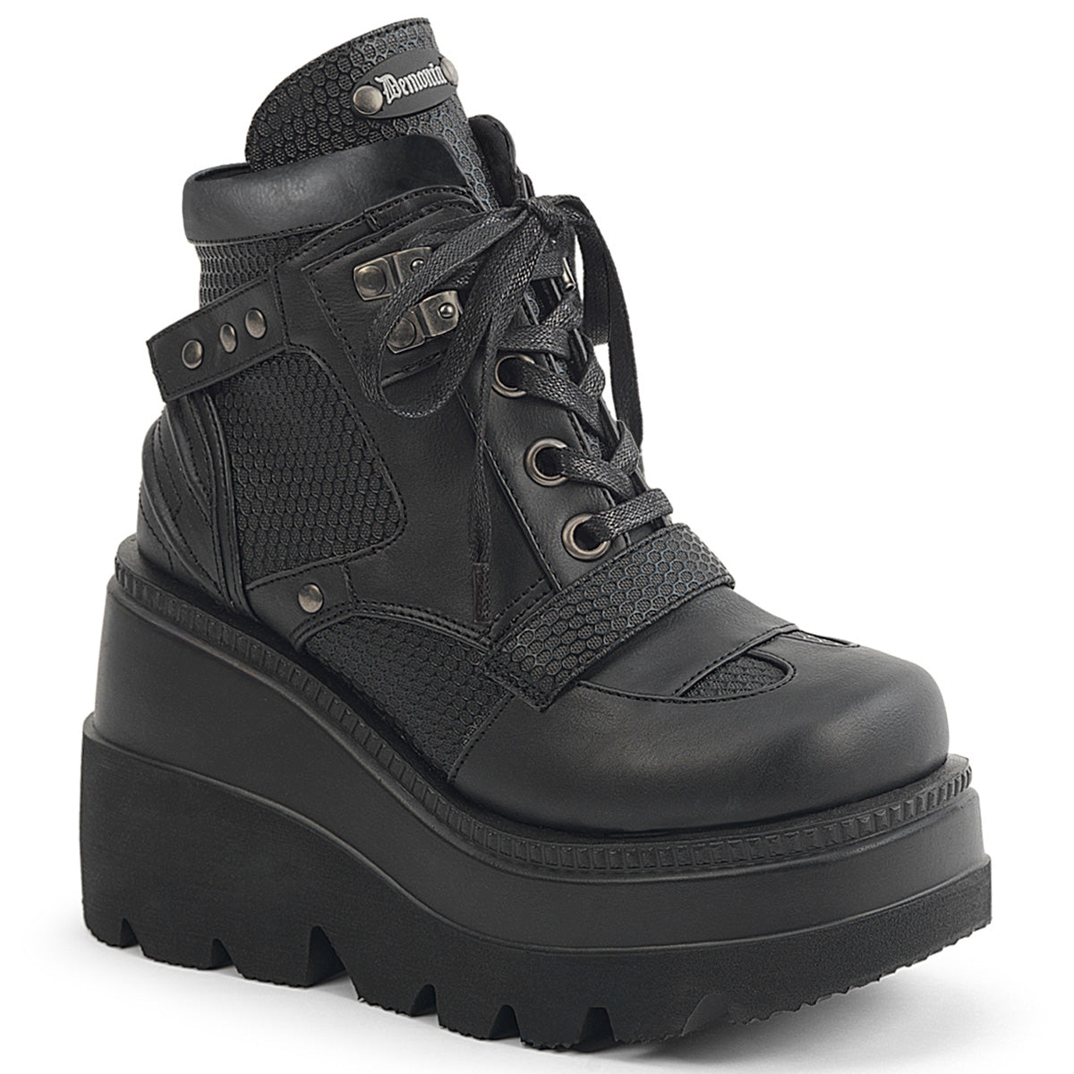 SHAKER-37  Black Vegan Leather
