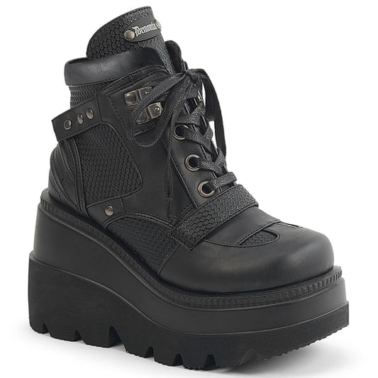 SHAKER-37  Black Vegan Leather