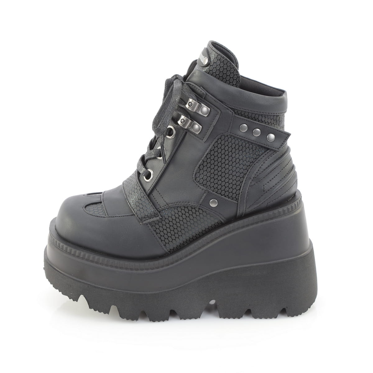 SHAKER-37  Black Vegan Leather
