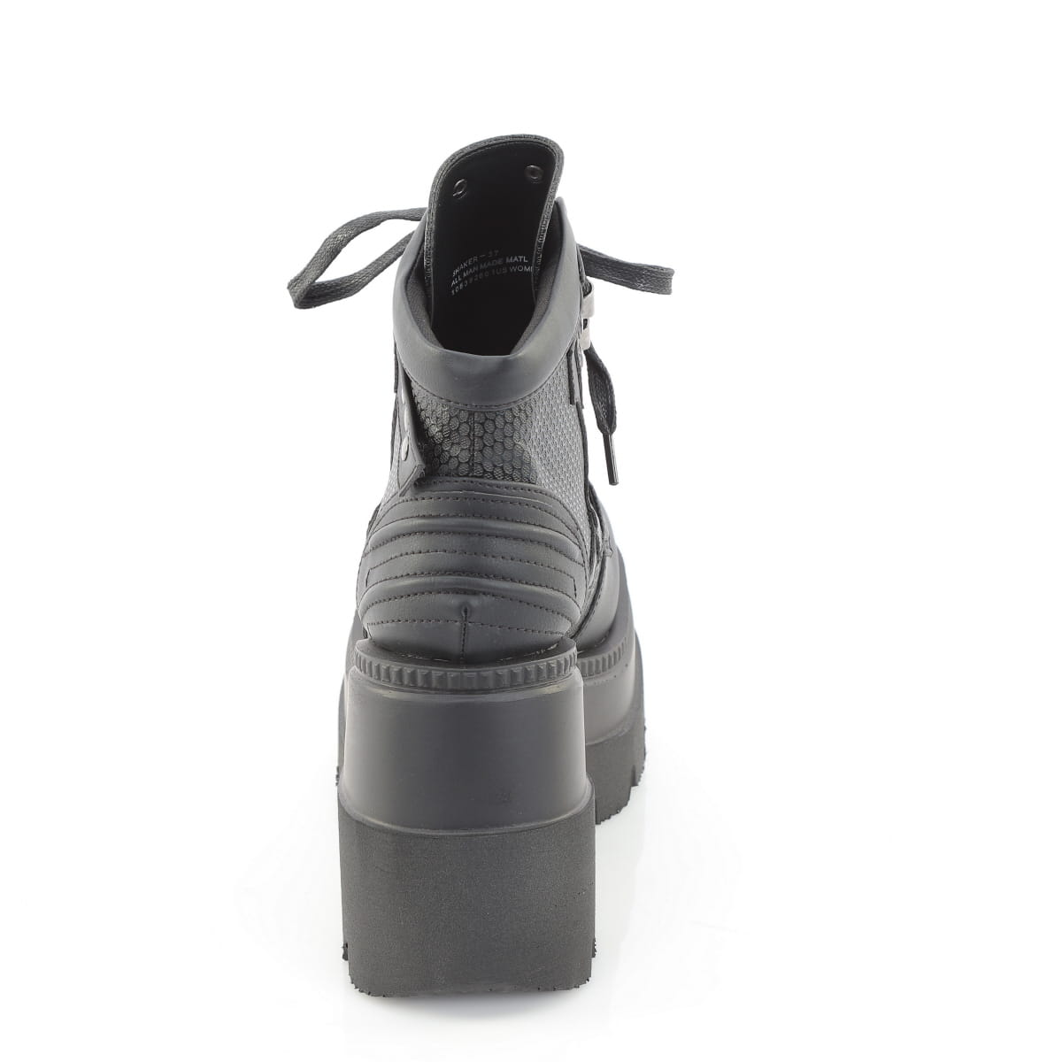 SHAKER-37  Black Vegan Leather