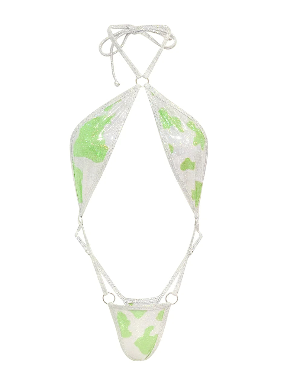 Diamond Dolls Spell Slider Cow Print Pink