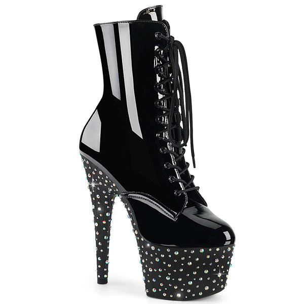 STARDANCE-1020  Black Patent/Black-Silver Multi RS