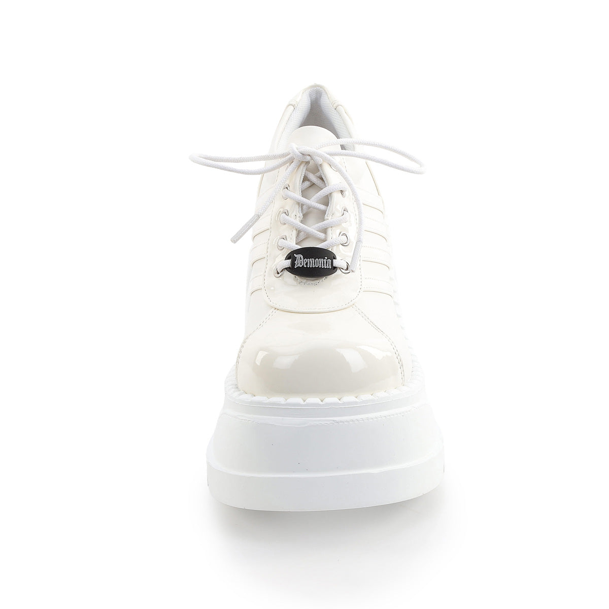 STOMP-08-1  Off White Patent-Vegan Leather