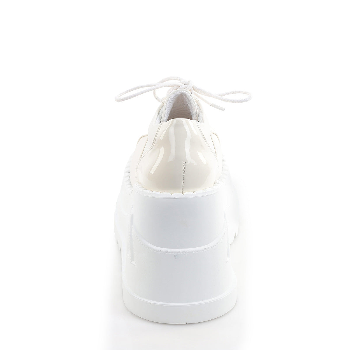 STOMP-08-1  Off White Patent-Vegan Leather