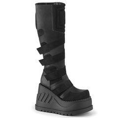 STOMP-228  Black Vegan Leather