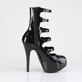 TEEZE-23  Black Glitter Patent