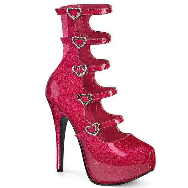 TEEZE-23  Fuchsia Glitter Patent