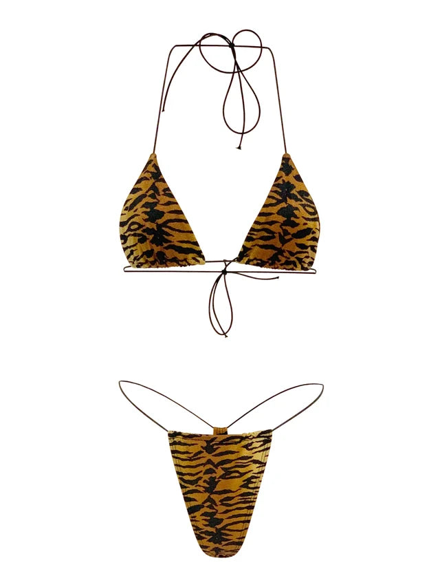 Malibu Animal Print Bikini - Hot Pink Cheetah