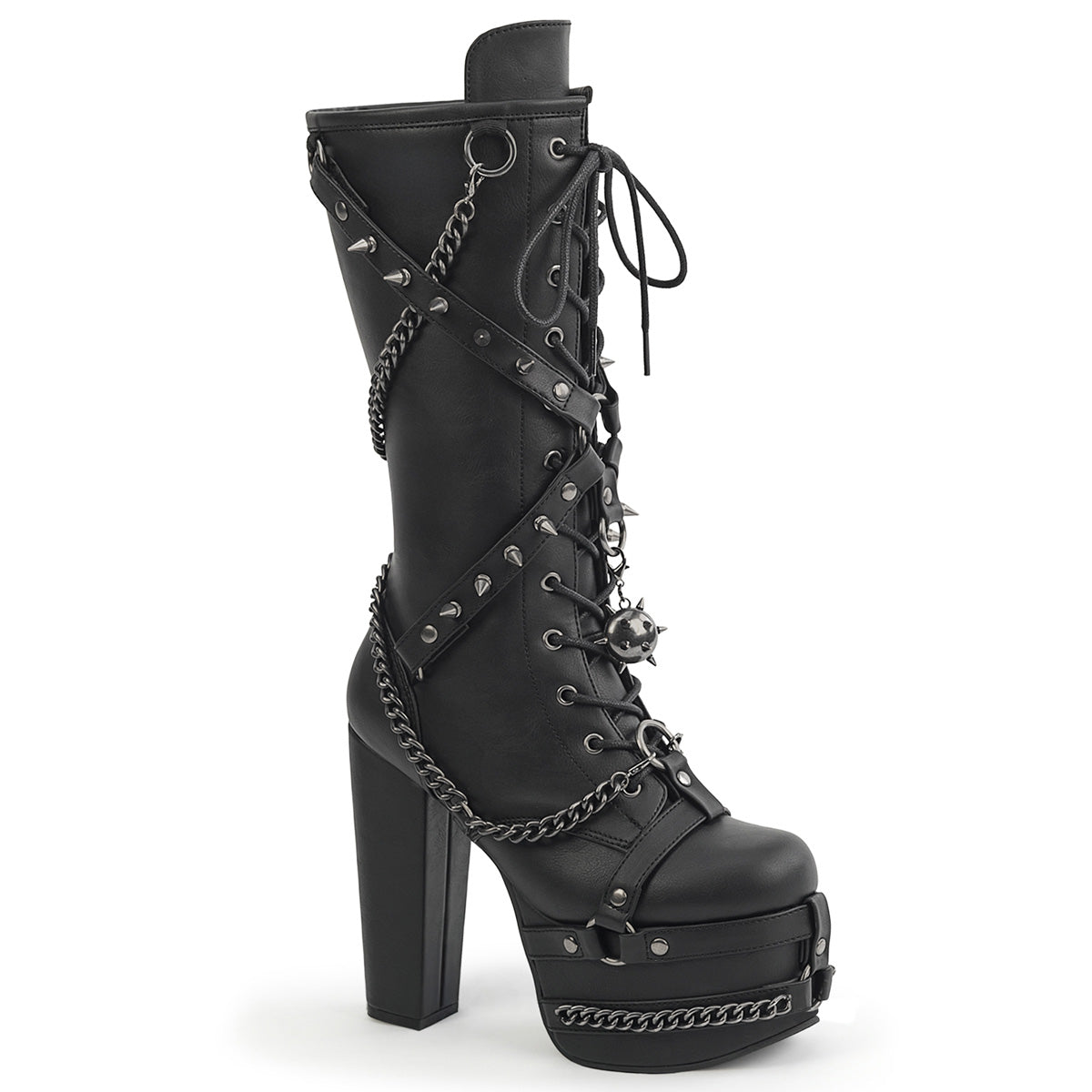 TORMENT-156  Black Vegan Leather