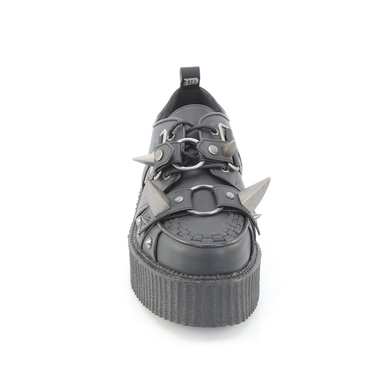 V-CREEPER-518  Black Vegan Leather