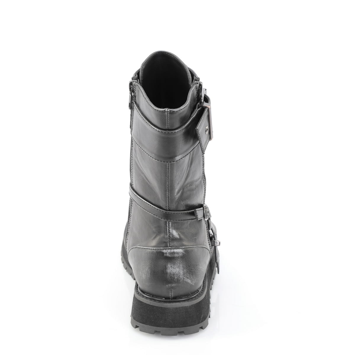 VALOR-220  Black Silver Rub-Off Vegan Leather