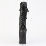 WORSHIP-1020  Black Faux Leather/Black Matte