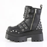 WRATH-58  Black Vegan Leather