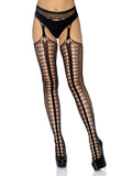 Leg Avenue Ally Garter Belt Net Stockings 1062